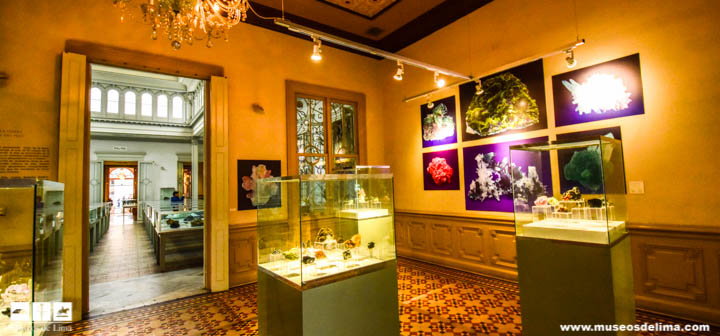 sala exhibicion de minerales, Museo Minerales Andrés del Castillo