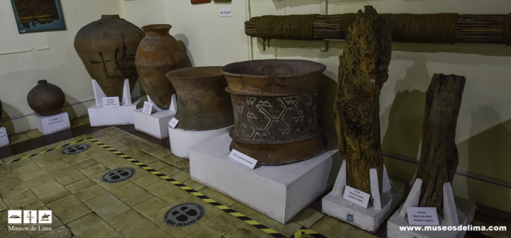 Tambores prehispánicos de ceramica. Museo de Antropología, Biodiversidad, Agricultura y Alimentación MUNABA