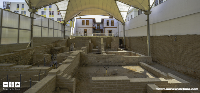 Museo Bodega y Quadra, se ubica en la casa que perteneció al navegante limeño Juan Francisco de la Bodega y Quadra. En la imagen las viviendas encontradas luego de las excavaciones arqueológicas